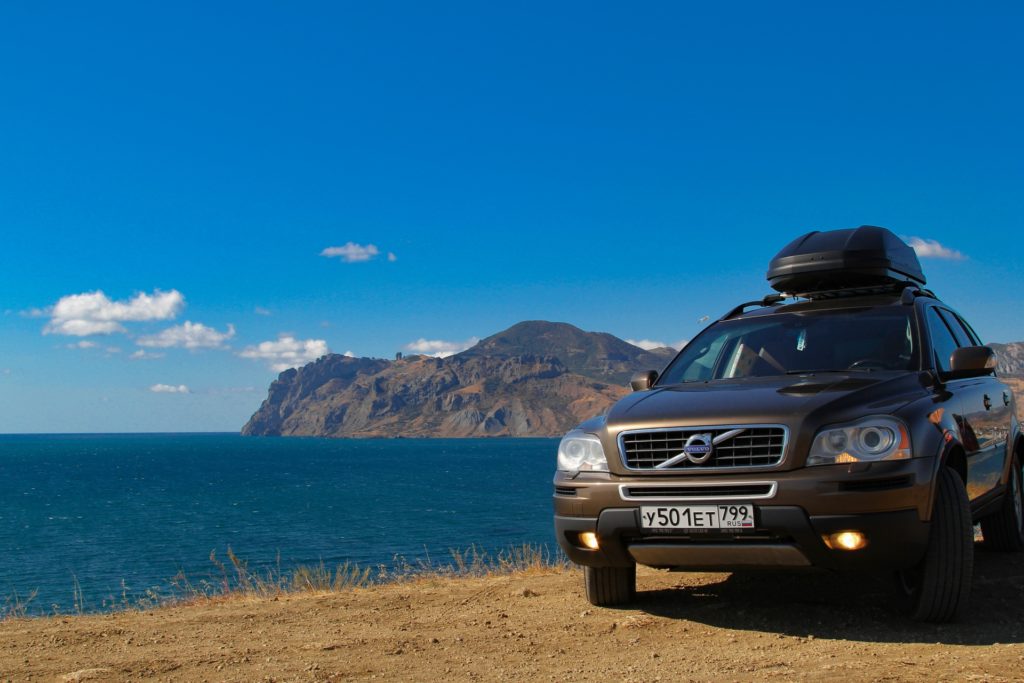 Коктебель, мыс Хамелеон, Volvo XC90